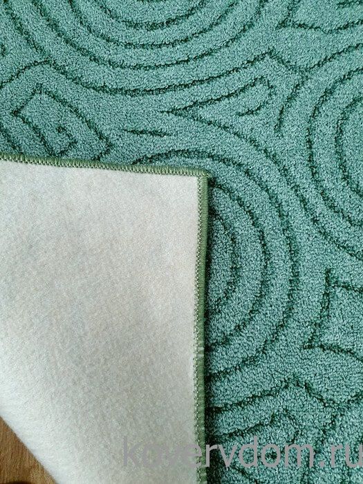 Однотонный ковер-палас ARGO 619 зеленый