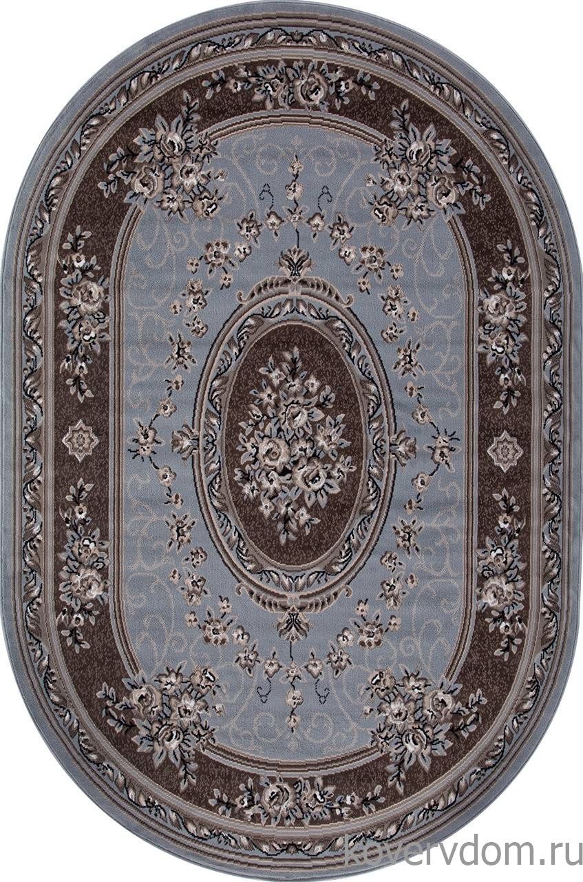 Ковер SIERRA 5444 BLUE-BROWN 2 Овал Ковер SIERRA 5444 BLUE-BROWN 2 Овал