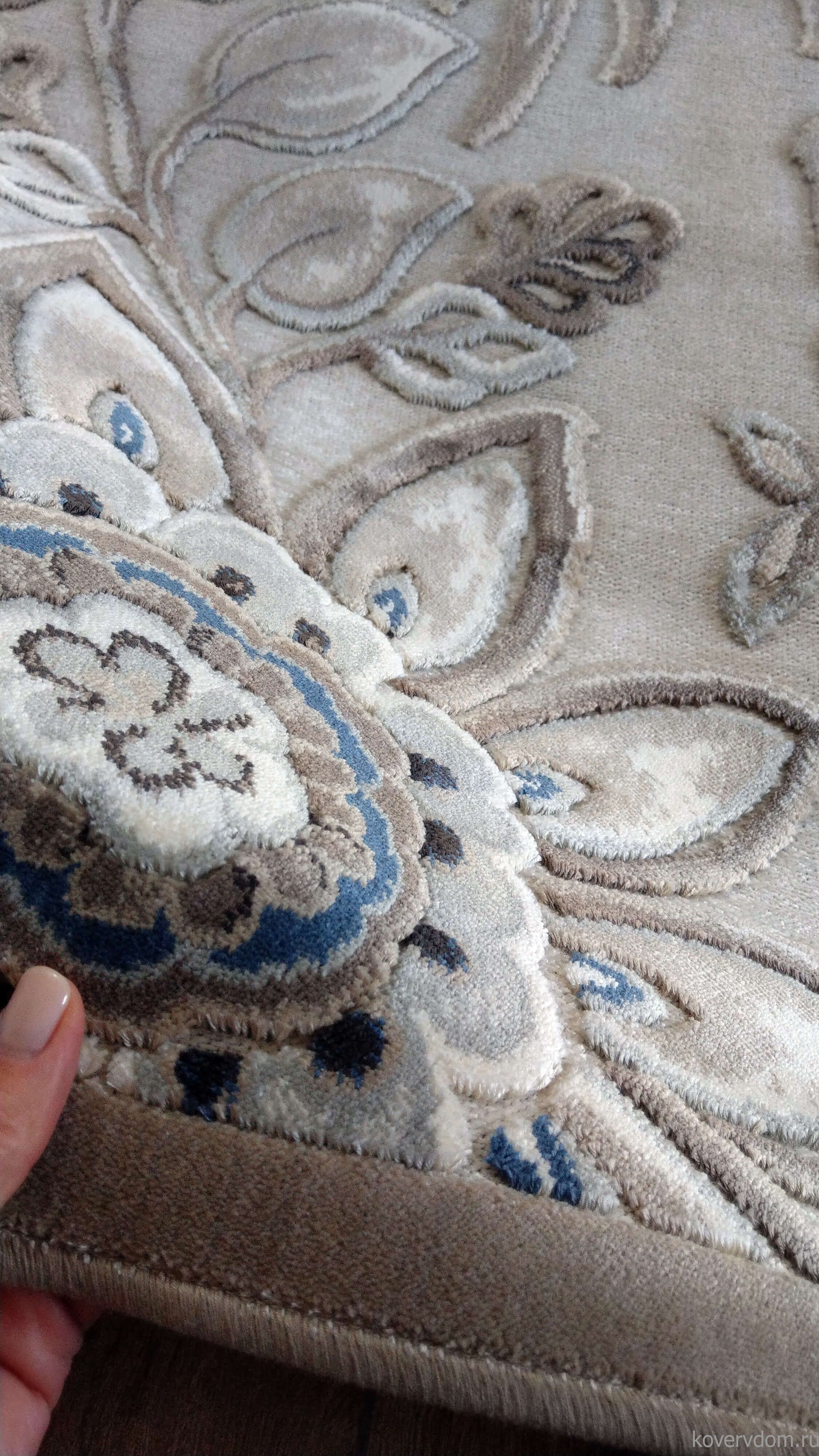 Рельефный ковер из вискозы GENOVA 38338 6525 61 Цветы Рельефный ковер из вискозы GENOVA 38338 6525 61 Цветы