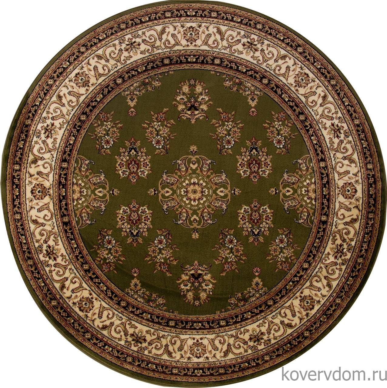 Ковер OLYMPOS d064 GREEN Круг