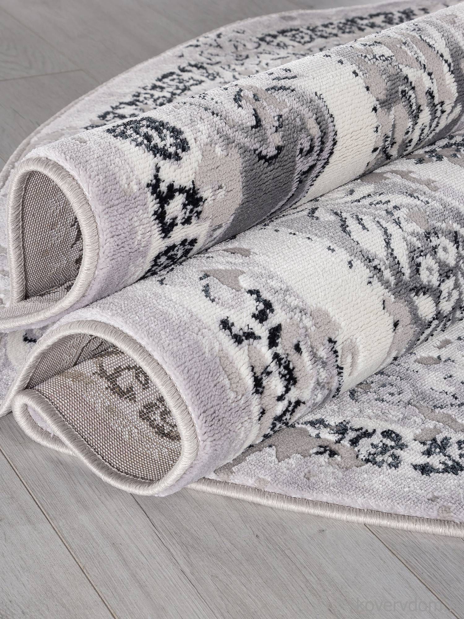 Ковер PALERMO F290 DARK GRAY Овал Ковер PALERMO F290 DARK GRAY Овал