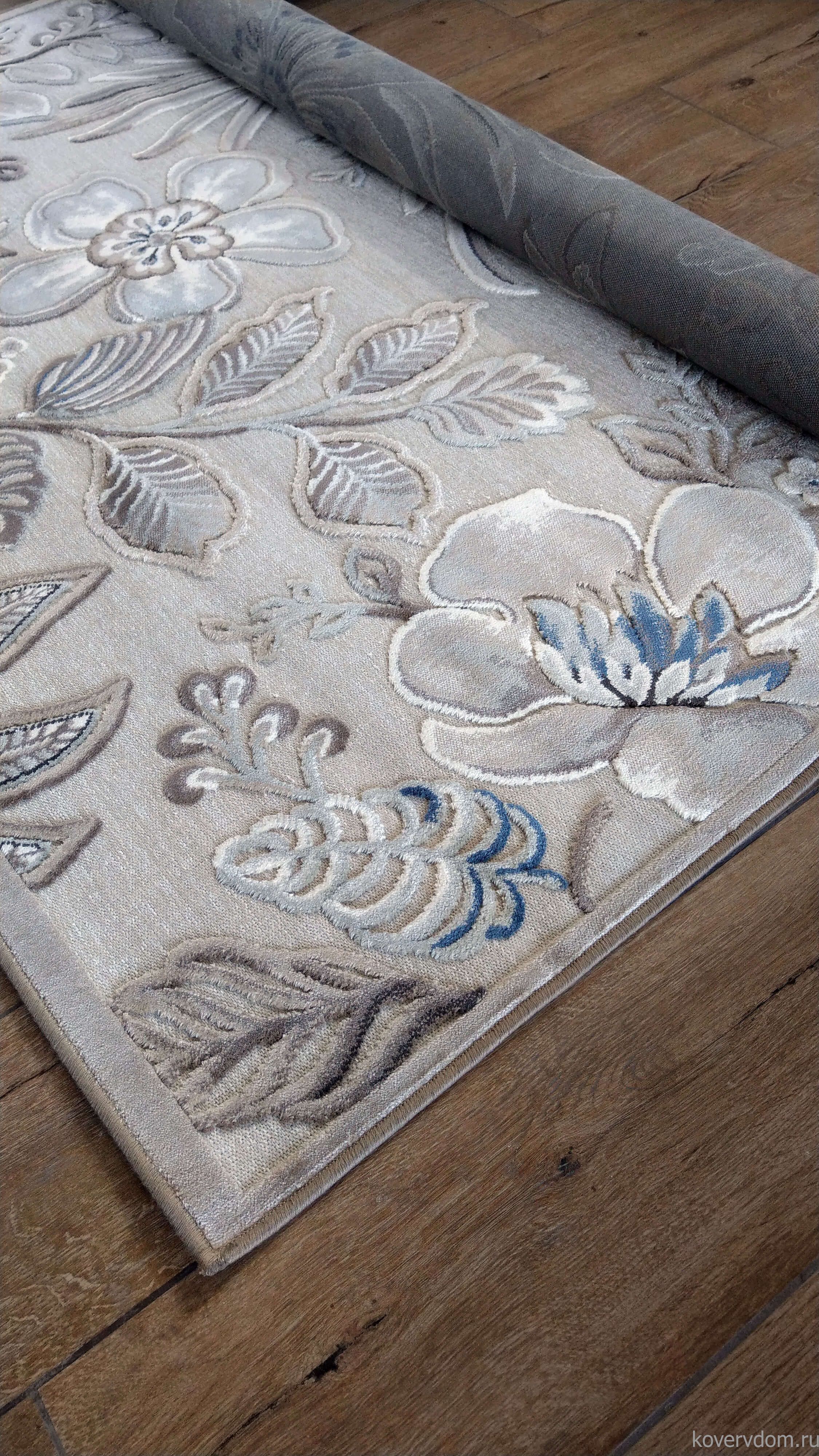 Рельефный ковер из вискозы GENOVA 38338 6525 61 Цветы Рельефный ковер из вискозы GENOVA 38338 6525 61 Цветы