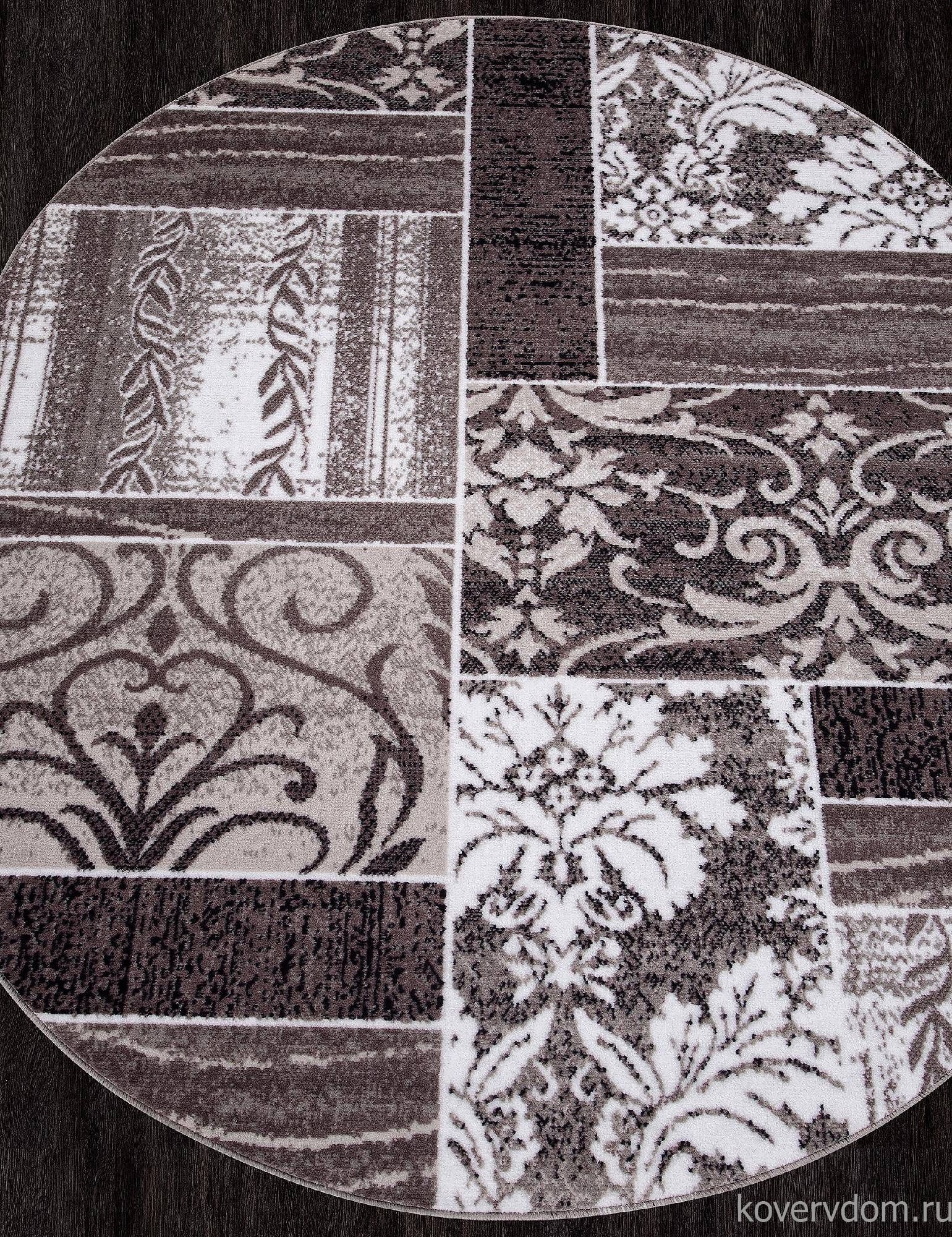 Ковер SILVER d220 GRAY-PURPLE