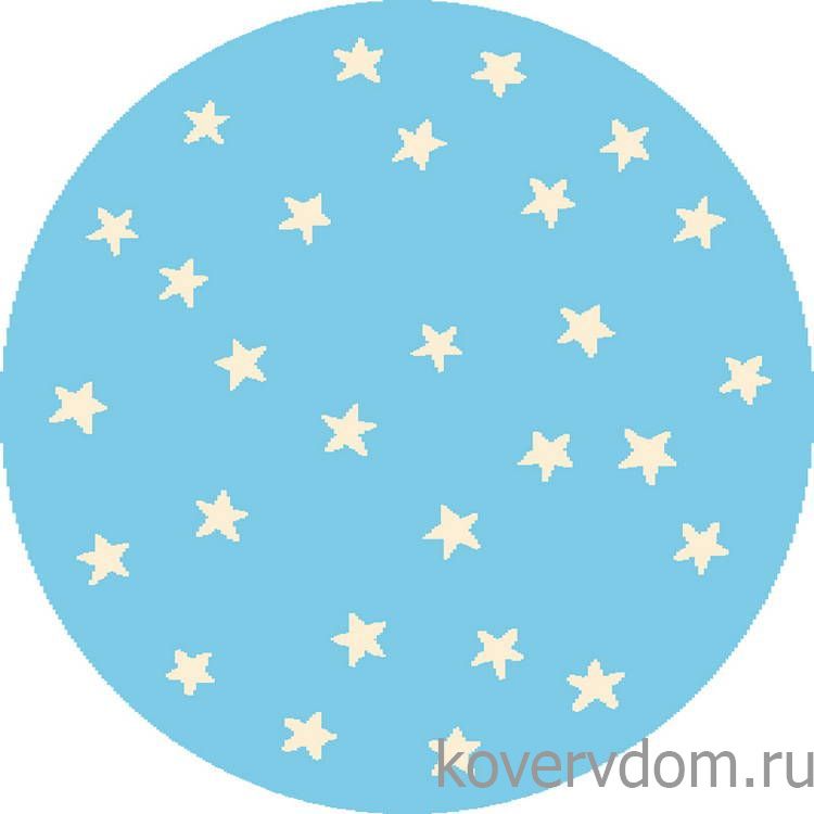 Ковер детский FUNKY TOP STARF blue ROUND Ковер детский FUNKY TOP STARF blue ROUND