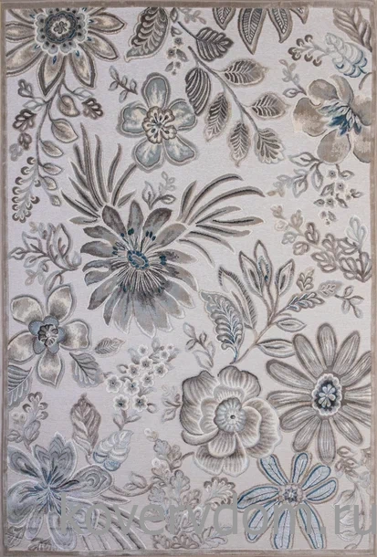 Рельефный ковер из вискозы GENOVA 38338 6525 61 Цветы Рельефный ковер из вискозы GENOVA 38338 6525 61 Цветы