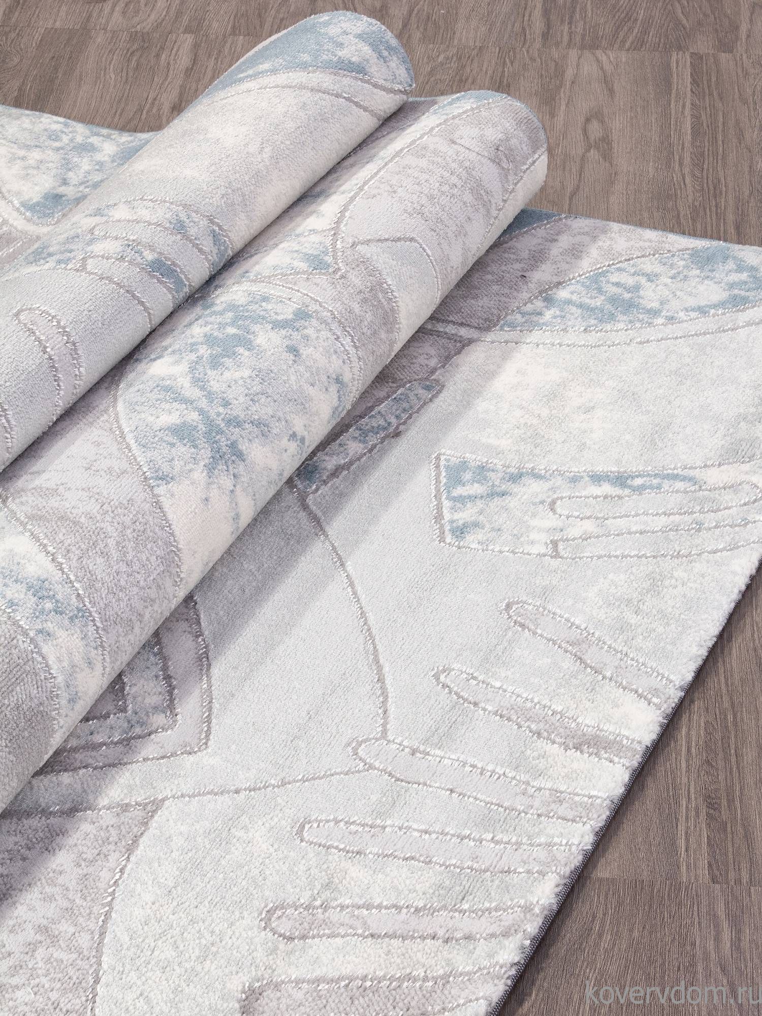 Ковер Valentino V133A D.GREY SHRINK / L.BLUE HEATSET Ковер Valentino V133A D.GREY SHRINK / L.BLUE HEATSET