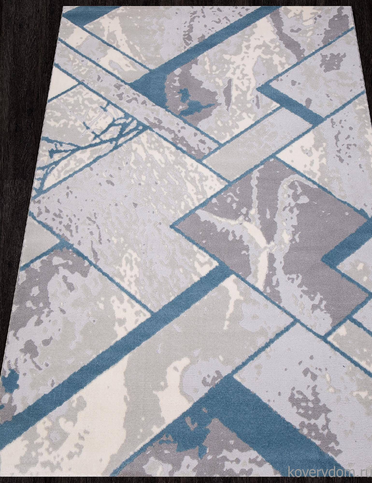 Ковер Valentino M011A D.GREY SHRINK / L.BLUE HEATSET Ковер Valentino M011A D.GREY SHRINK / L.BLUE HEATSET