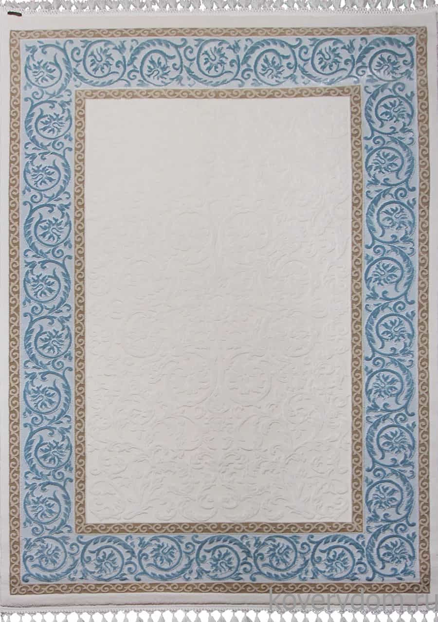 Ковер HUNKAR 08058T BLUE / WHITE Ковер HUNKAR 08058T BLUE / WHITE