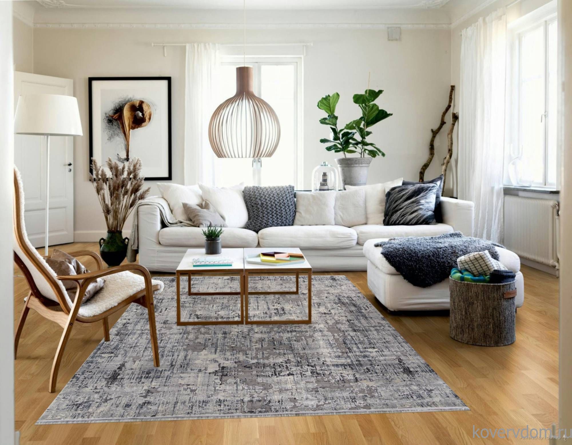 Ковер DUBAI 00271 GREY / BLUE Ковер DUBAI 00271 GREY / BLUE