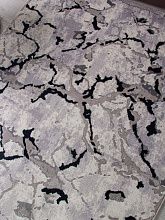 Ковер в гостиную черный PALERMO F289 DARK GRAY