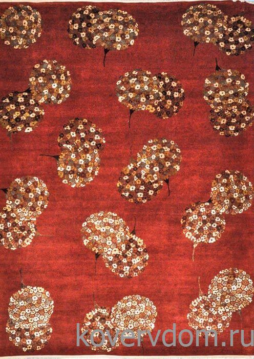 Ковер ручной работы из шелка и шерсти Silk-Wool CHA 28 Rust  Ковер ручной работы из шелка и шерсти Silk-Wool CHA 28 Rust