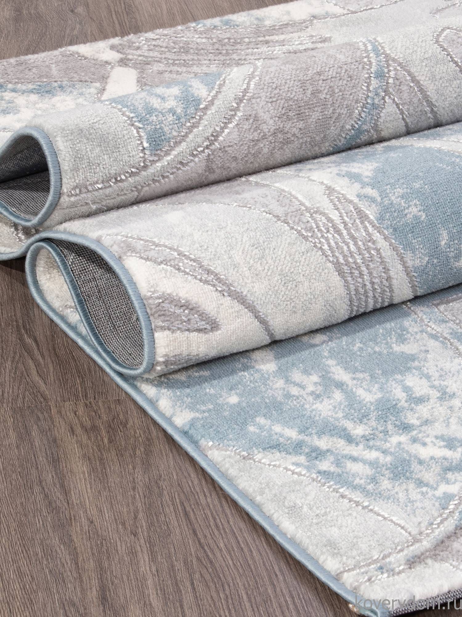 Ковер Valentino V133A D.GREY SHRINK / L.BLUE HEATSET Ковер Valentino V133A D.GREY SHRINK / L.BLUE HEATSET