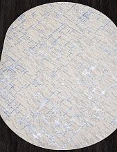 Ковер LIMAN F164 CREAM-BLUE Овал