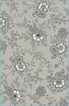 Ковер с цветами Графит  30760-55