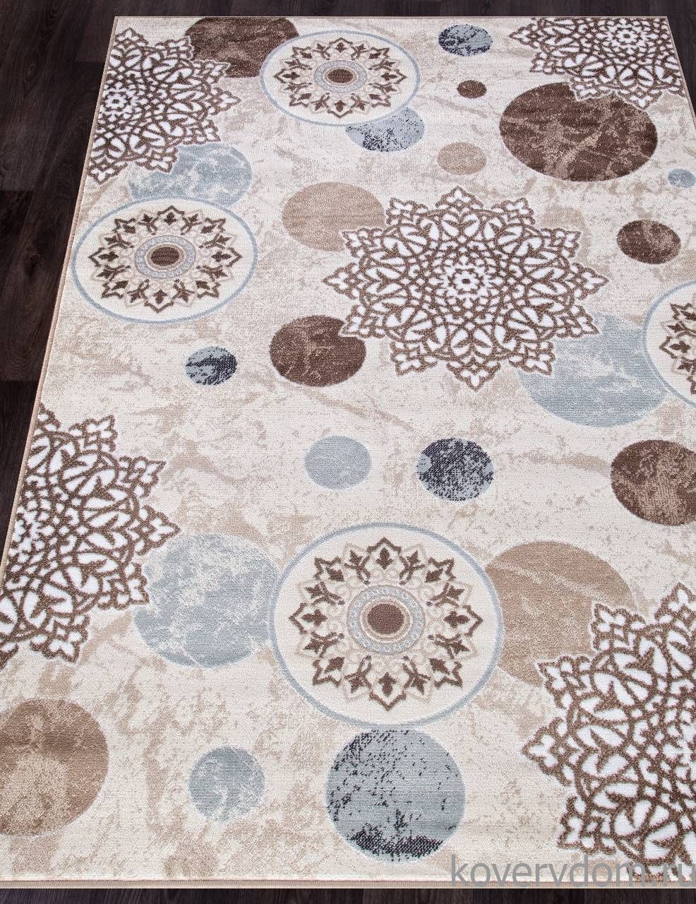 Ковер VALENCIA DELUXE D309 CREAM-BROWN