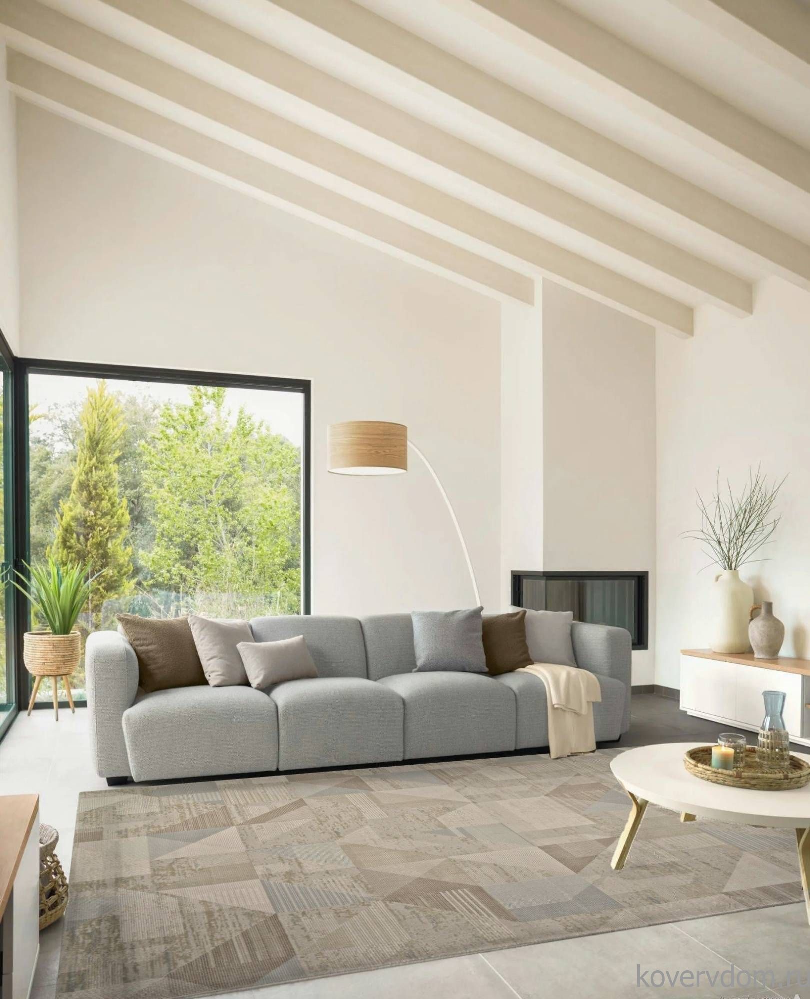 Ковер AFINA F416AD BEIGE / L.BROWN Ковер AFINA F416AD BEIGE / L.BROWN