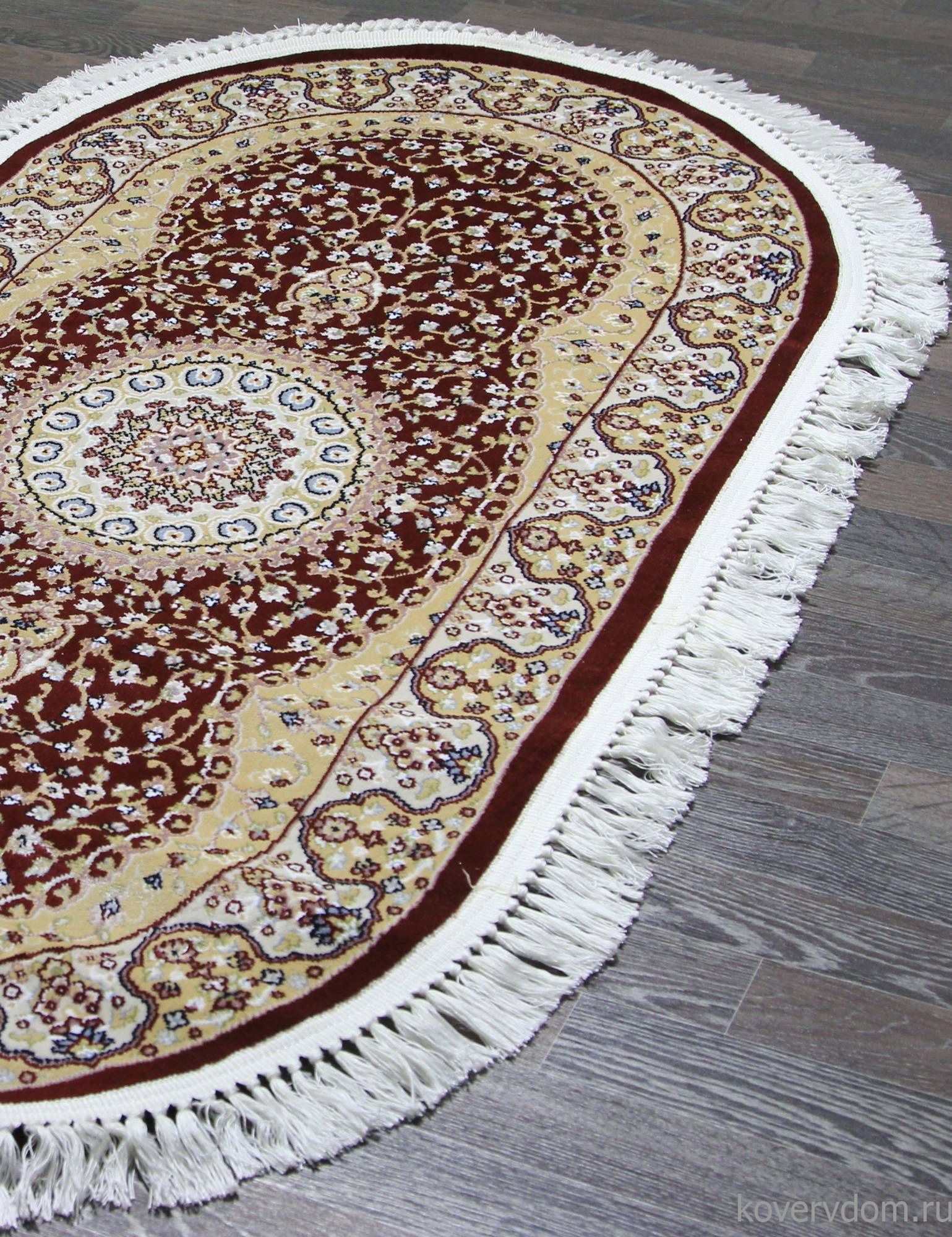 Ковер MASHAD PRESTIGE 02358A RED/RED Овал