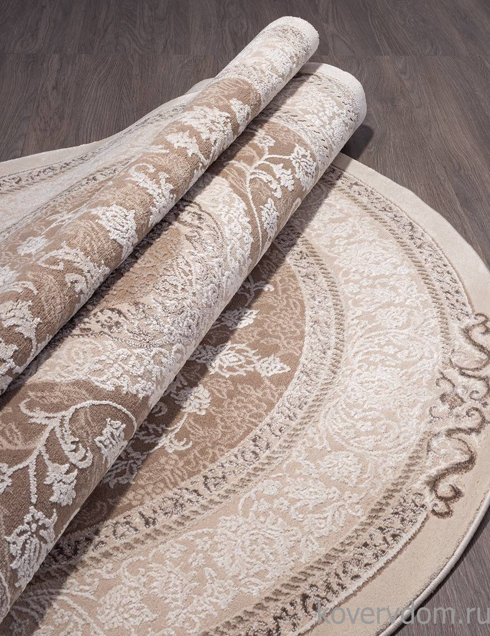 Ковер ARMINA 03874B BROWN / BROWN Овал