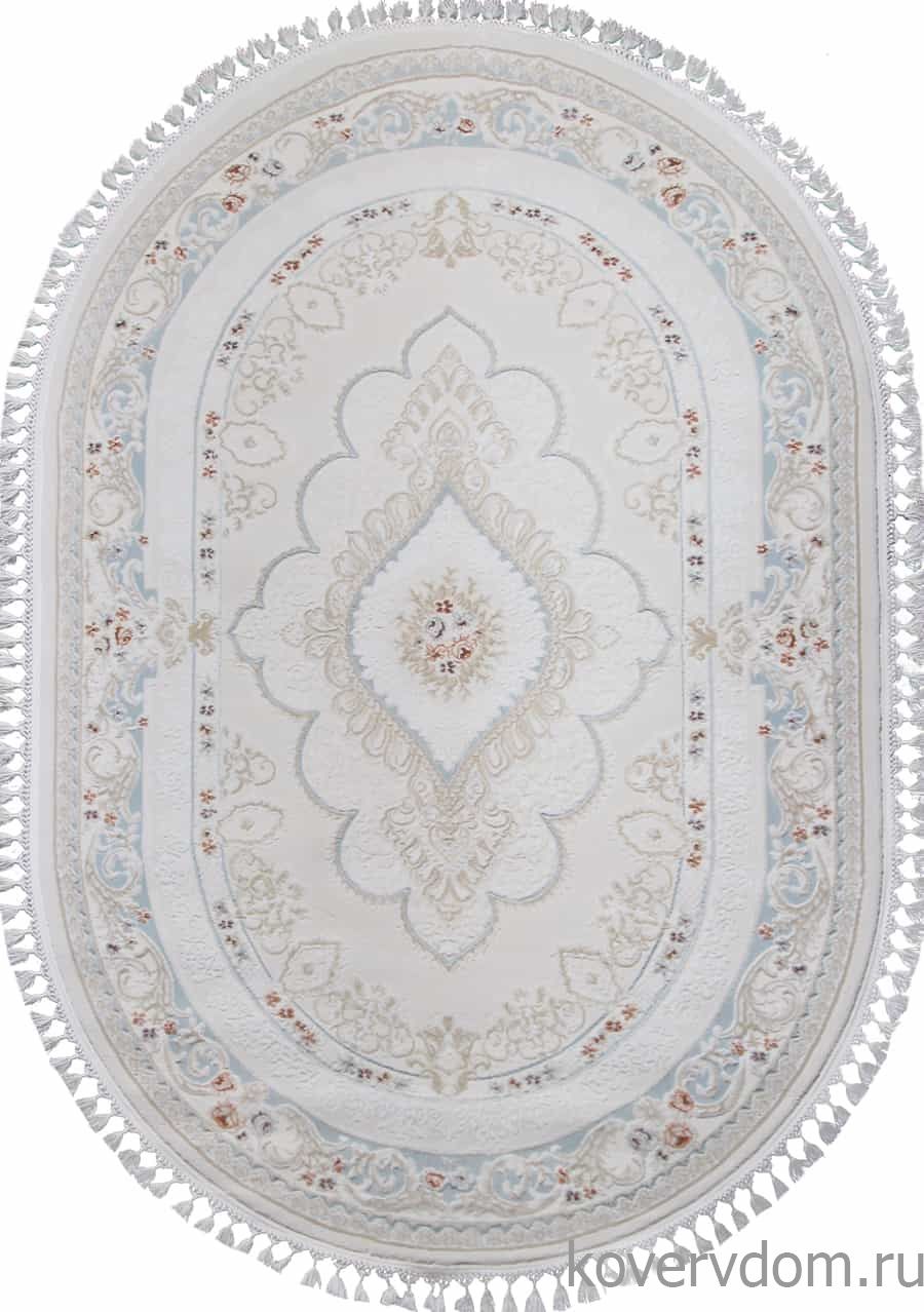 Ковер HUNKAR 07928T BLUE / BLUE Овал Ковер HUNKAR 07928T BLUE / BLUE Овал