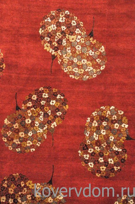 Ковер ручной работы из шелка и шерсти Silk-Wool CHA 28 Rust  Ковер ручной работы из шелка и шерсти Silk-Wool CHA 28 Rust