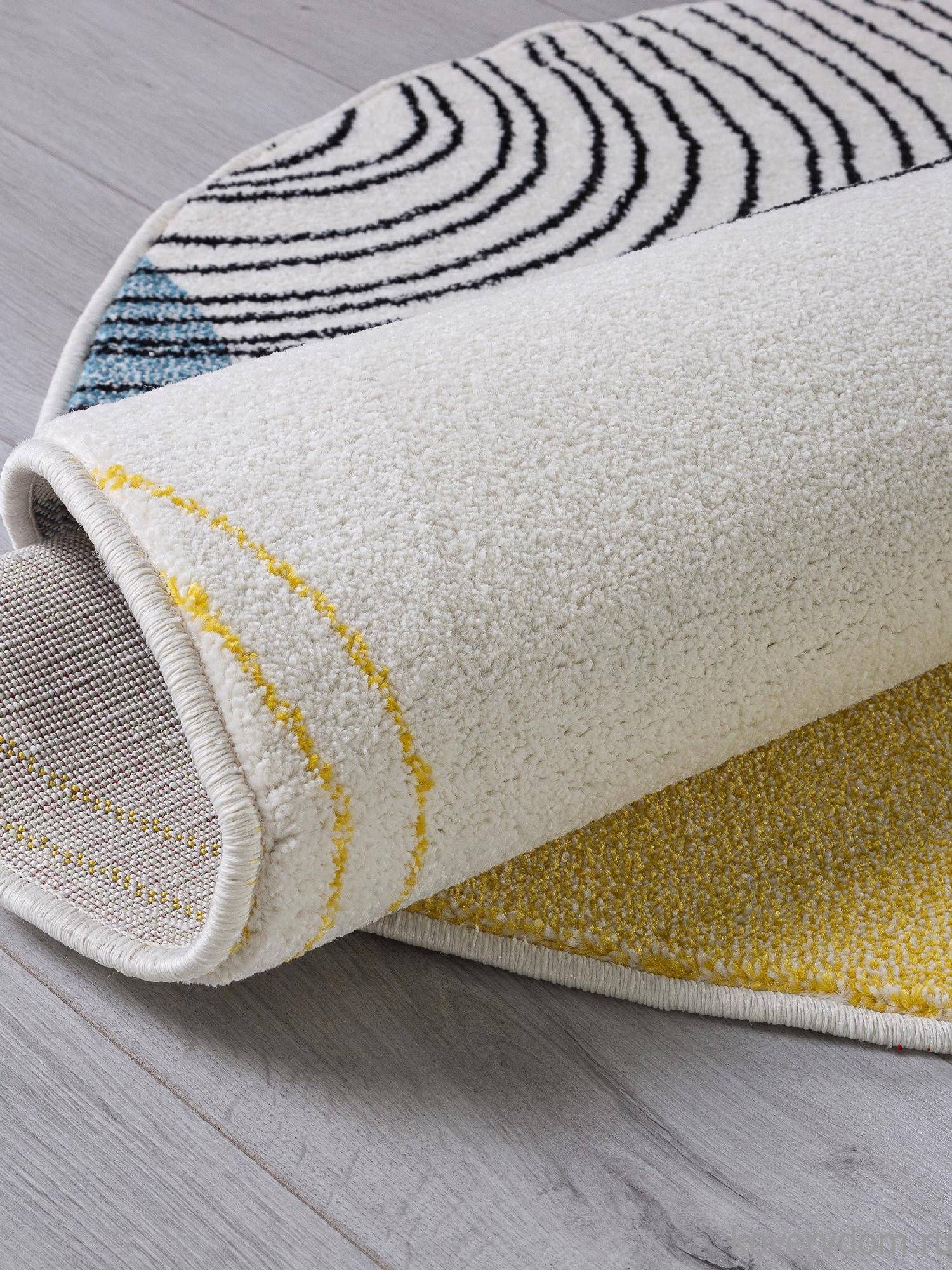 Ковер RIO-A F234 GRAY-BLUE Круг