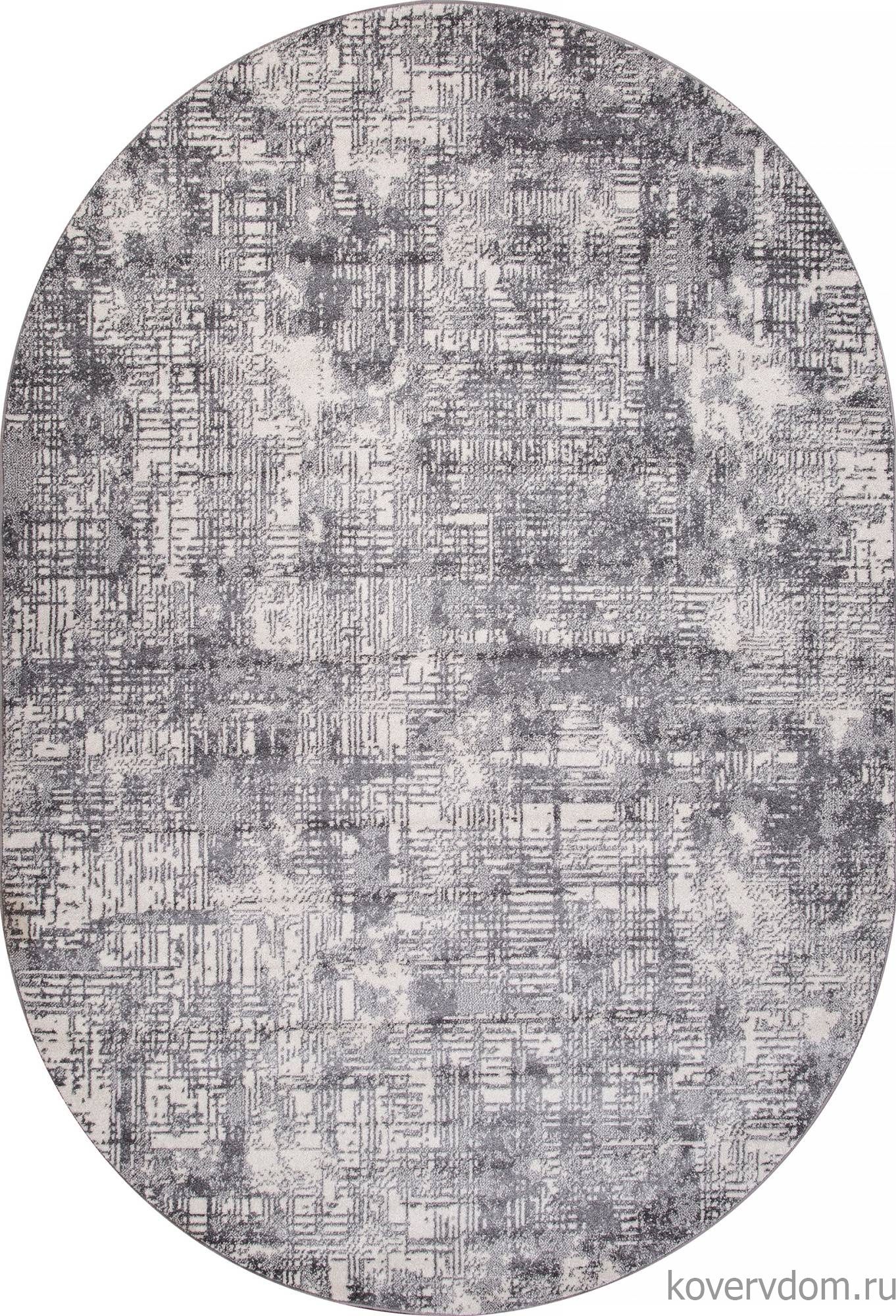 Ковер TORNADO F050 GRAY Овал