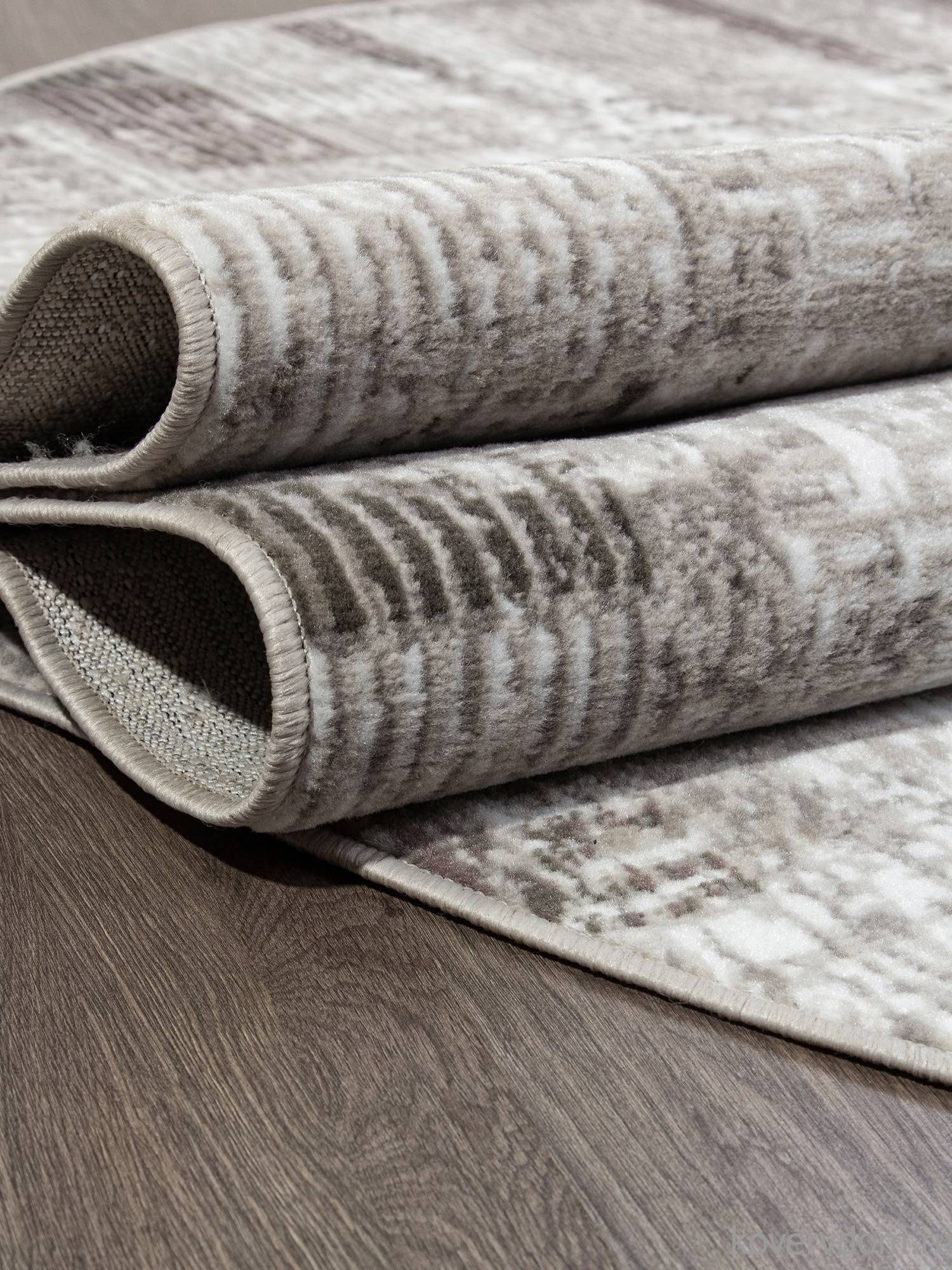 Ковер SILVER F396 GRAY Овал