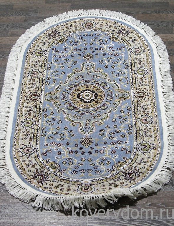 Ковер MASHAD PRESTIGE 02847A L.BLUE / L.BLUE Овал