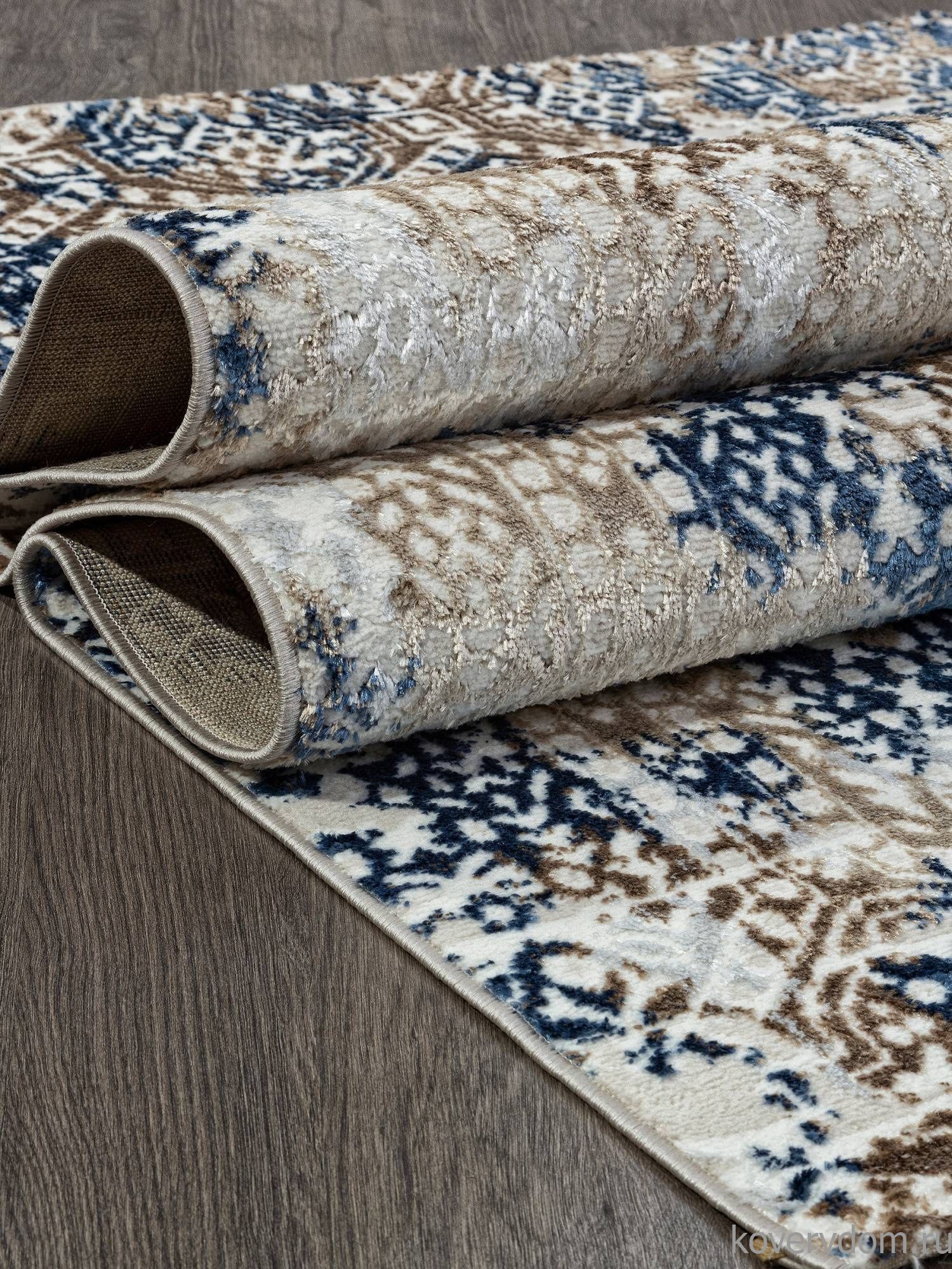 Ковер ANTEP O1699 630 CREAM / BLUE Ковер ANTEP O1699 630 CREAM / BLUE