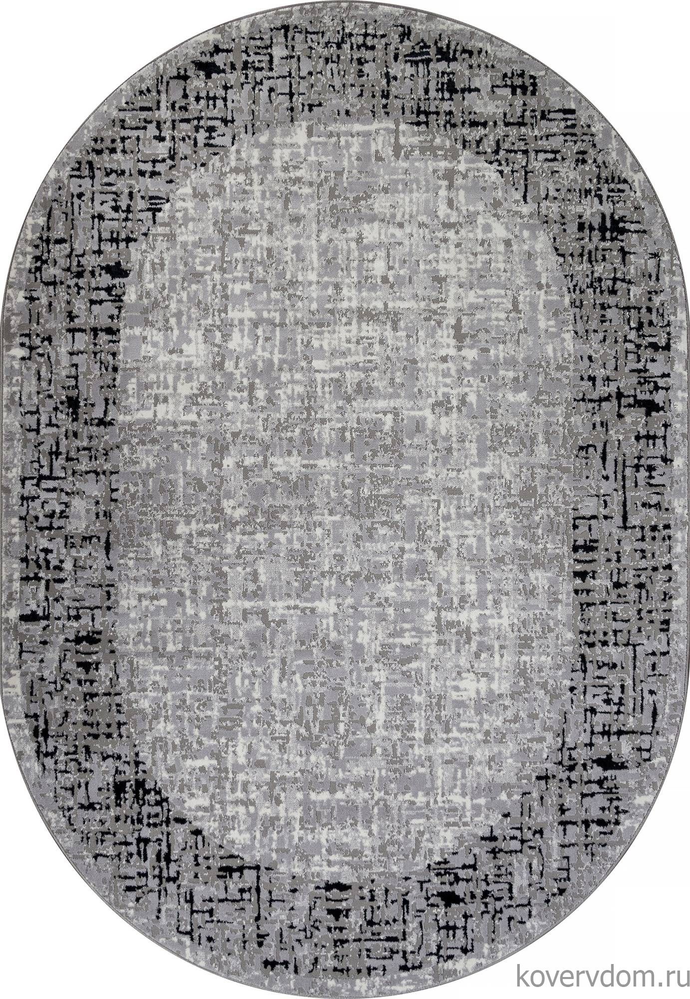 Ковер PALERMO F292 DARK GRAY Овал Ковер PALERMO F292 DARK GRAY Овал