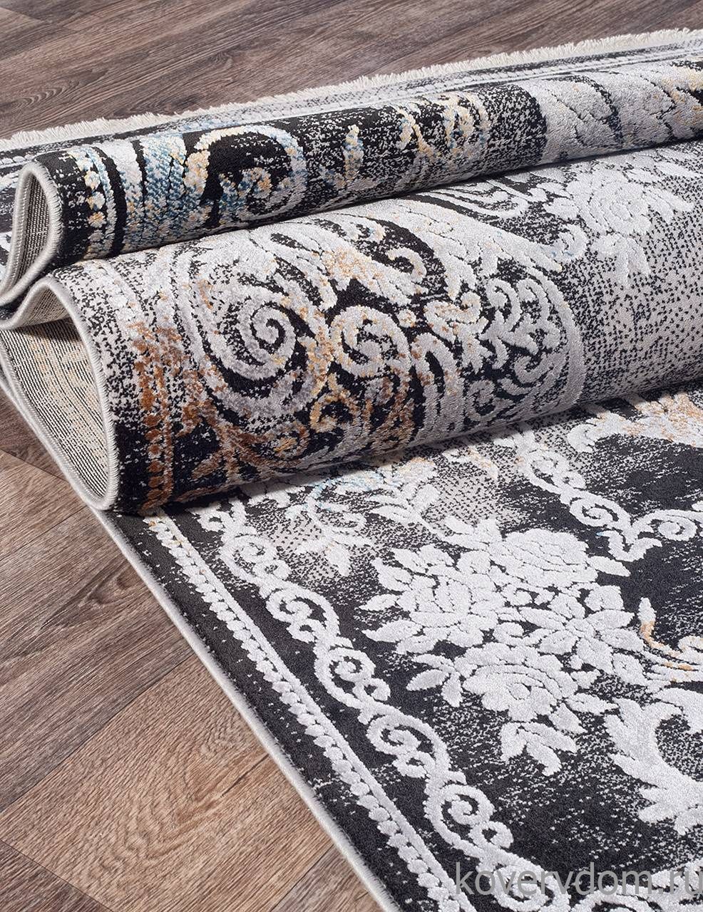 Ковер ERVA 18131 GRAY / BLACK