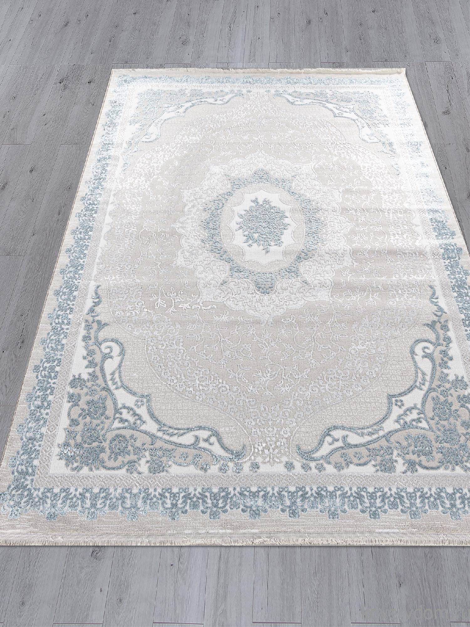 Ковер EFSAN Q010A CREAM SHRINK / BLUE FDY