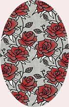 Ковер Графит 09-30763-04 ОВАЛ