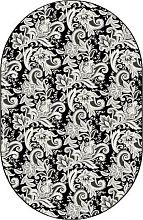 Ковер Графит 09-30840-06 ОВАЛ